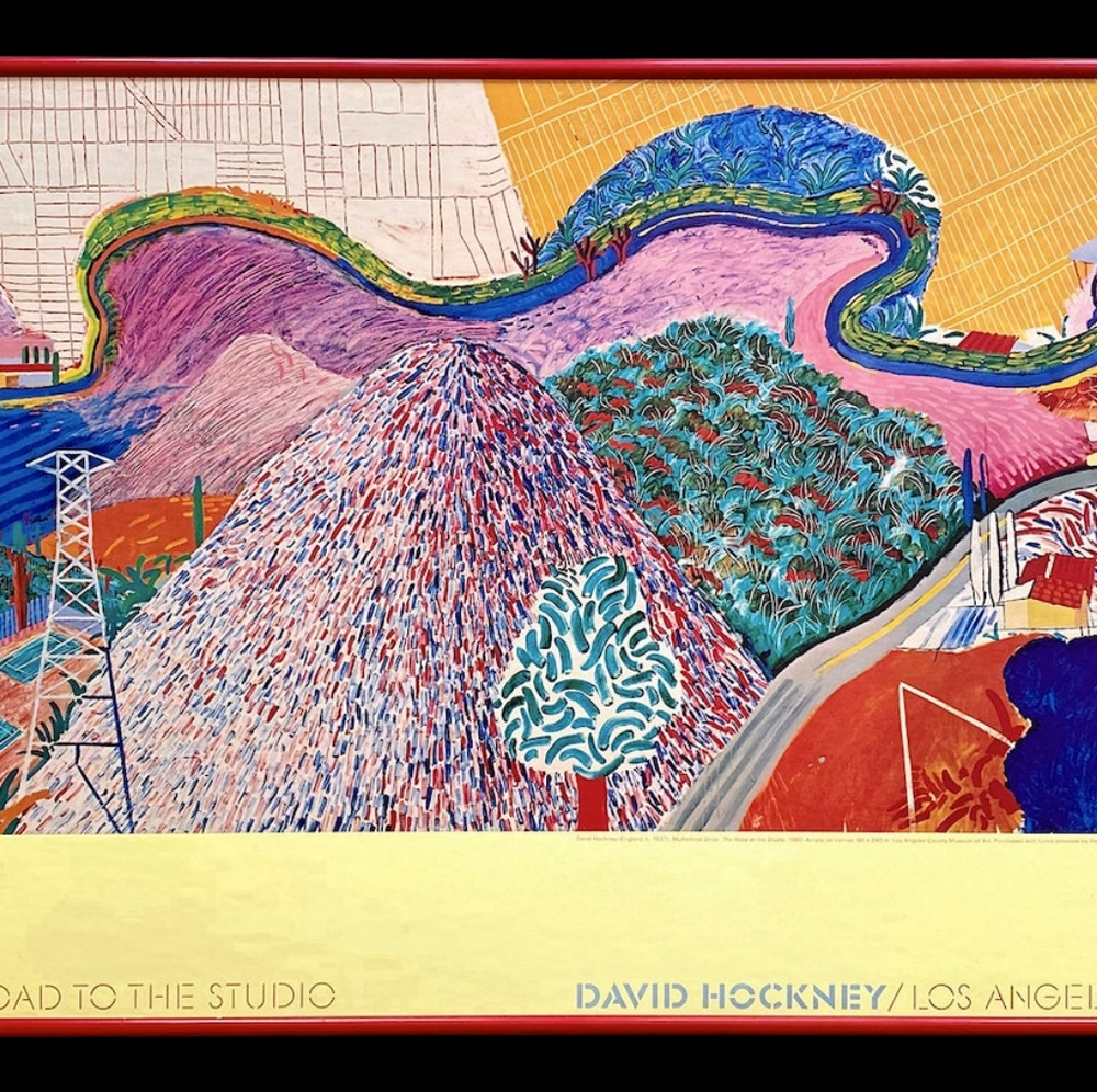 David Hockney Mulholland Drive